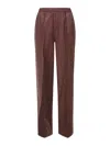 FORTE FORTE BROWN TROUSERS
