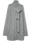 Forte Forte Brushed Mohair Oversized Cardigan In Gray