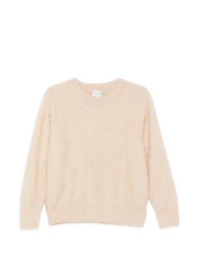 Forte Forte Brushed-knit Sweater In Neutrals