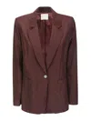Forte Forte Forte_forte Chic Taffettas Boxy Jacket Clothing In Brown