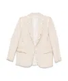 FORTE FORTE BUTTON-EMBELLISHED BLAZER