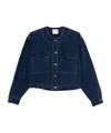Forte Forte Cotton Denim Overshirt In Blue