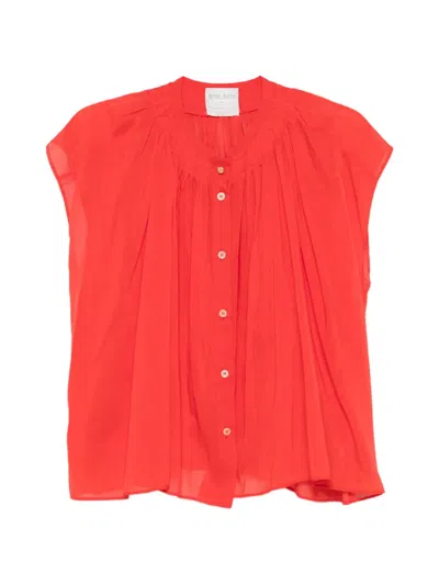 Forte Forte Button Shirt In Red