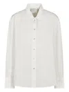 Forte Forte Structured White Shirt With Button-down Front