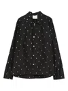 Forte Forte Buttoned Patterned Shirt In Black