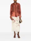 Forte Forte Buttoned Shirt In Brown
