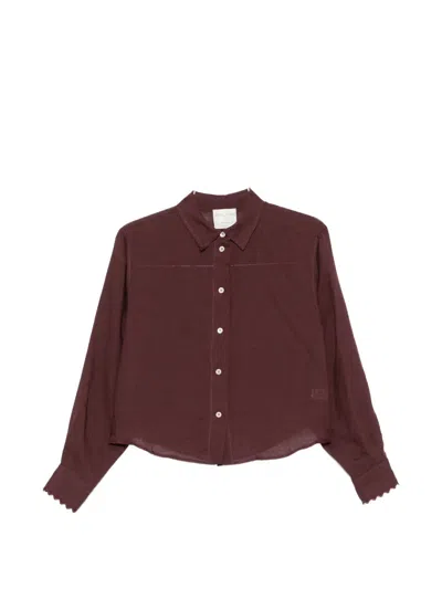 Forte Forte Buttoned Shirt In Brown