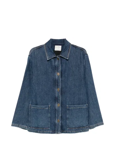 Forte Forte Long-sleeve Denim Jacket In Blue