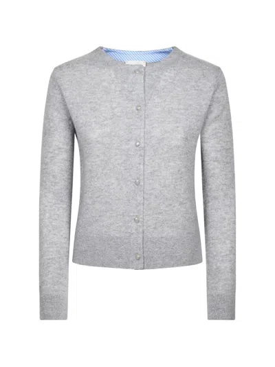 Forte Forte Button-up Knitted Cardigan In Gray
