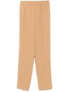 Forte Forte Tapered-leg Trousers In Brown