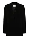 Forte Forte Tailored Single-breasted Blazer In Black