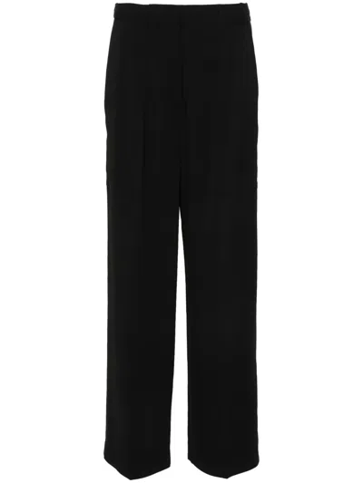 Forte Forte Cady Straight-leg Trousers In Black