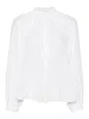 Forte Forte Forte_forte Cotton And Silk Blend Blouse In White