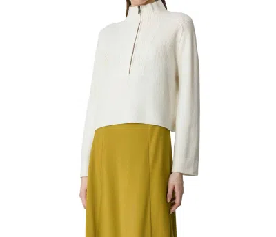 Forte Forte Cammioneur Sweater In Bianco In White