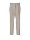 Forte Forte Trousers With Belt Loops And Pockets In Brown