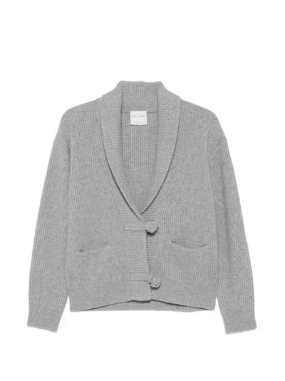 Forte Forte Cashmere Blend Cardigan In Gray