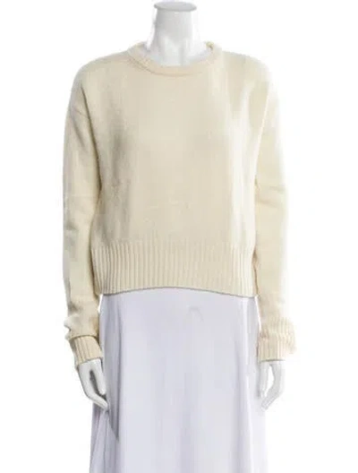 Pre-owned Forte Forte Cashmere Crew Neck Sweater In Neutral