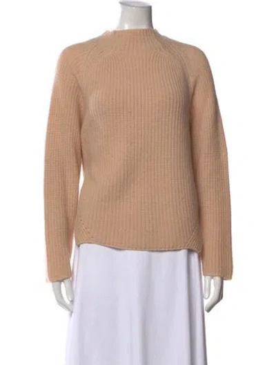 Pre-owned Forte Forte Cashmere Mock Neck Sweater In Neutrals