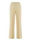 Forte Forte Tailored Stitched Milan Pant In Light Yellow