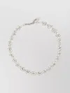 Forte Forte Chain Necklace Featuring Rectangular Crystals