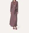 Forte Forte Chaonette Dress In Ruby In Multi