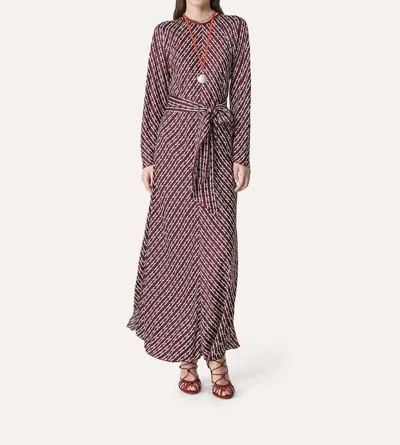 Forte Forte Chaonette Dress In Ruby In Multi