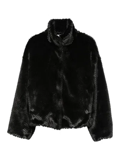 FORTE FORTE CHAQUETA BOMBER - NEGRO