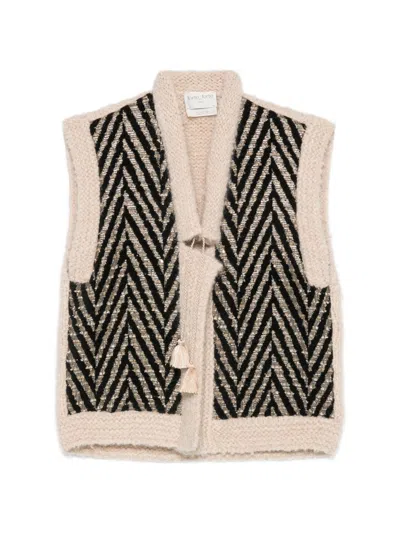 Forte Forte Chevron Vest In Black