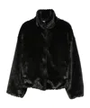 Forte Forte Chevron-pattern Jacket In Black