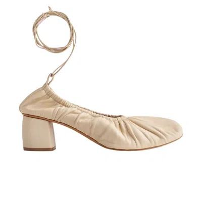 Forte Forte Chic Court Shoes In Gold
