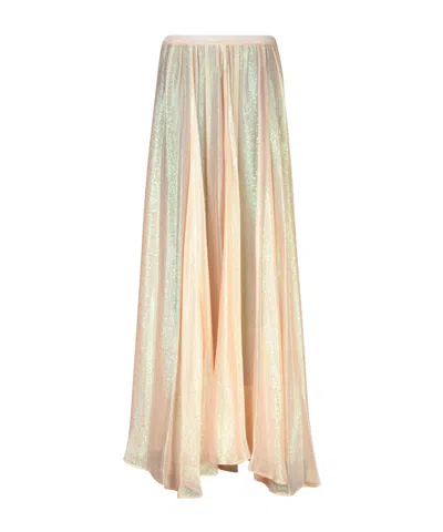 Forte Forte Chiffon Long Skirt In White