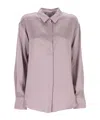 Forte Forte Classic Button-up Top In Pink
