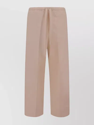 Forte Forte Clean Lines Cotton Cropped Trousers