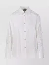 Forte Forte Floral Embroidered Cotton Shirt With Tailored Fit