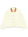Forte Forte Contrasting-colour Jacket In Green