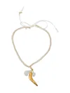Forte Forte Cord Necklace In Gold