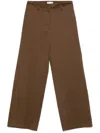 FORTE FORTE FORTE FORTE COTTON BLEND STRAIGHT TROUSERS