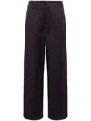 FORTE FORTE FORTE FORTE COTTON BLEND STRAIGHT TROUSERS