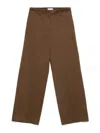 Forte Forte Straight-leg Trousers In Brown