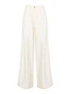 Forte Forte Wide-leg Button-fly Trousers In White