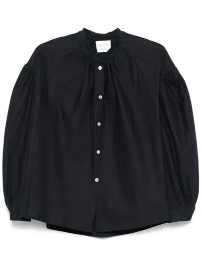 Forte Forte Bluse Aus Baumwolle In Blau