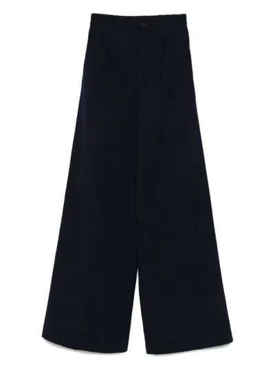 FORTE FORTE FORTE FORTE COTTON HIGH-WAISTED TROUSERS