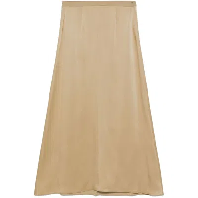 Forte Forte Cotton  Polyester Skirts In Brown