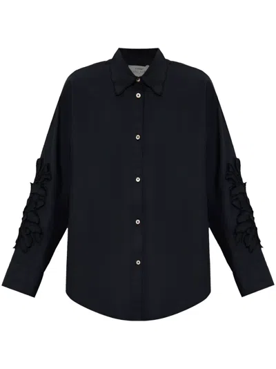 Forte Forte Cotton Shirt In Black