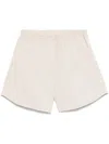 Forte Forte Cotton Shorts In Neutrals