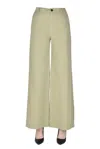 Forte Forte Cotton Trousers In Green