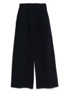 Forte Forte Cotton Trousers In Black