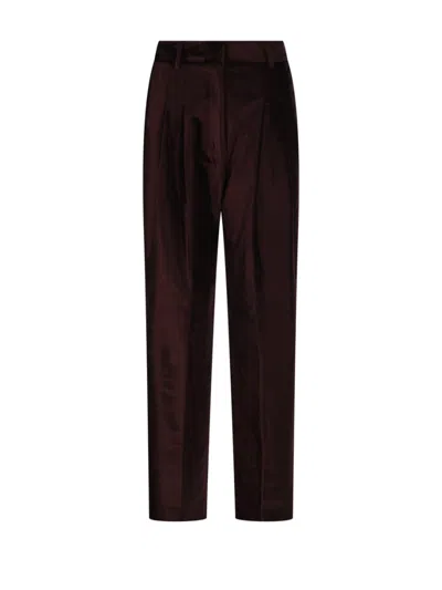 FORTE FORTE FORTE FORTE COTTON VISCOSE STRETCH VELVET PINCES PANT