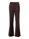 Forte Forte Brown Five-pocket Pants In Brown