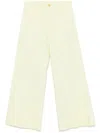 Forte Forte Wide-leg Cotton Trousers With Belt Loops